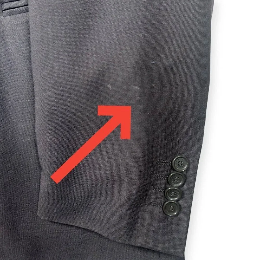 Dolce & Gabbana Black Suit Coat Blazer Virgin Wool Italian Size 56‎ US 46 3XL